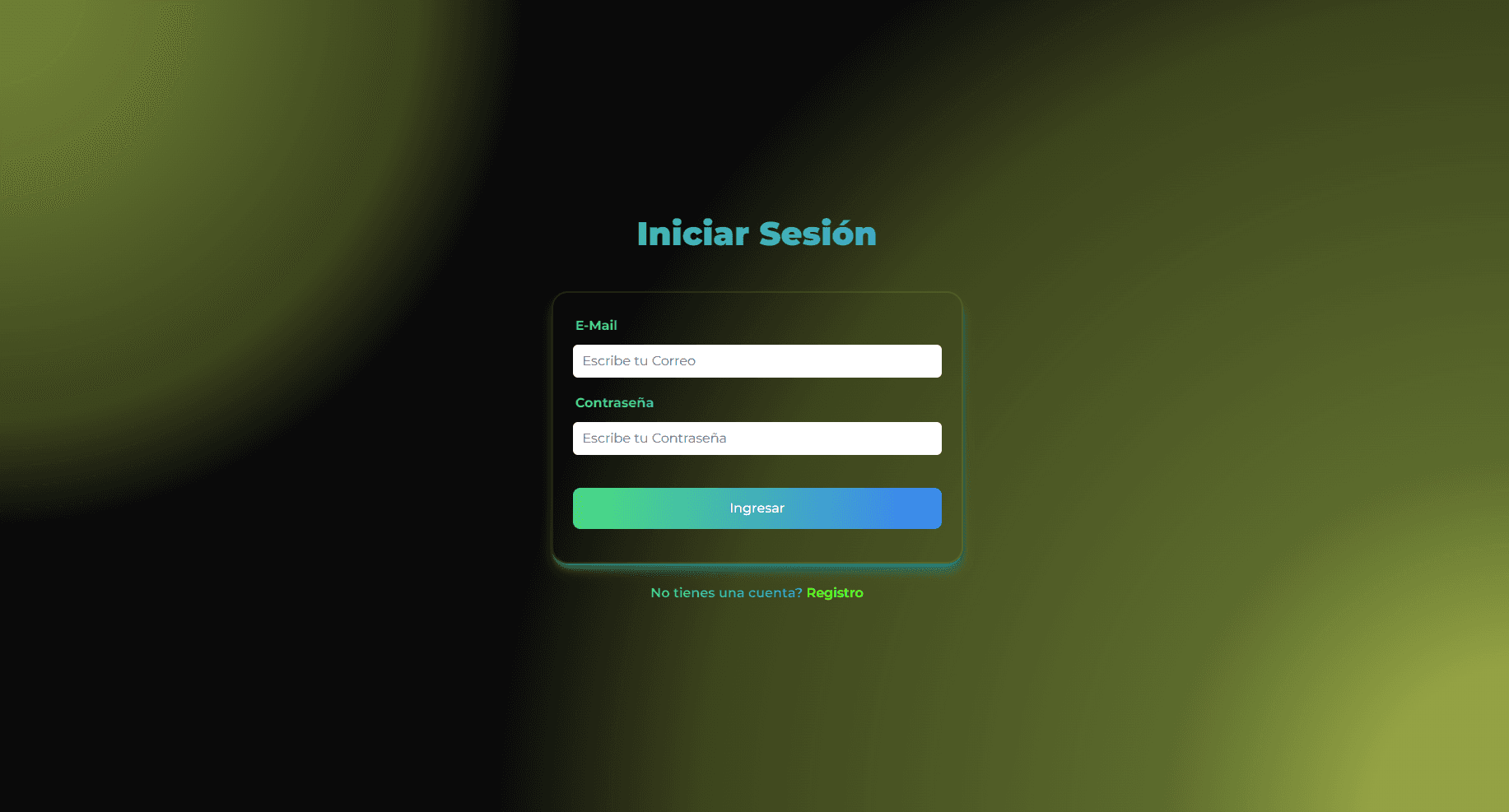 Sistema de registro LocalStorage