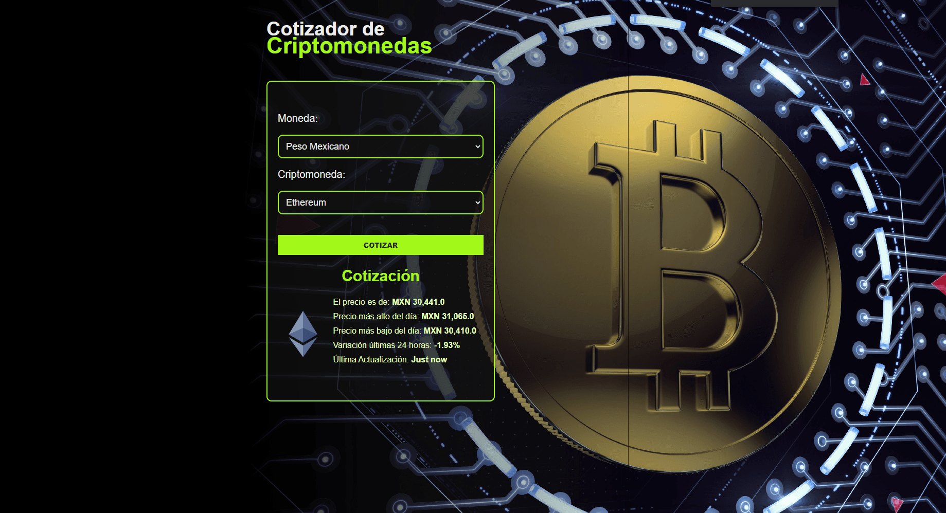 Convertidor Criptomoneda App